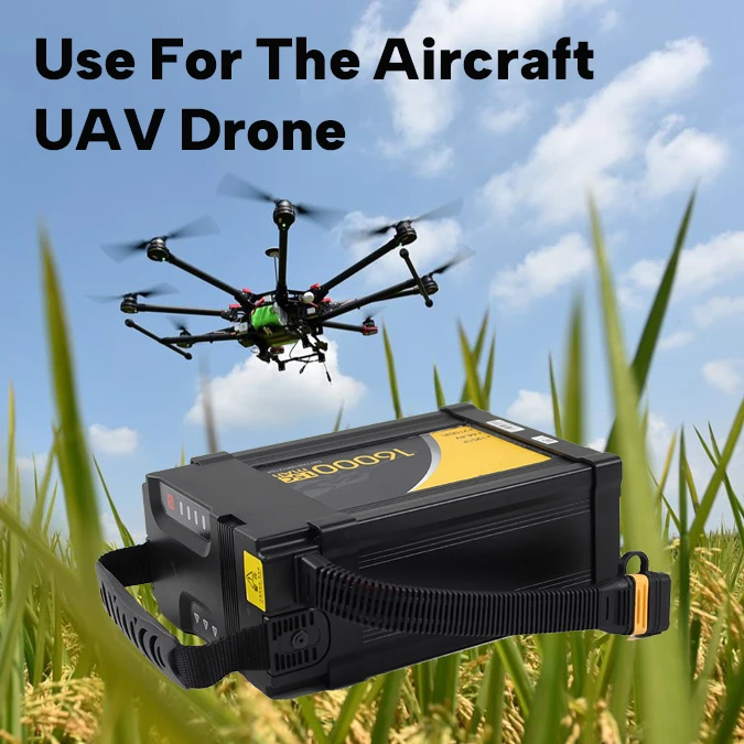 25C 12S литий-полимерный перезаряжаемый 16000 мАч 22000 44 4 В Lipo Drone UAV умный аккумулятор для сельскохозяйственного дрона