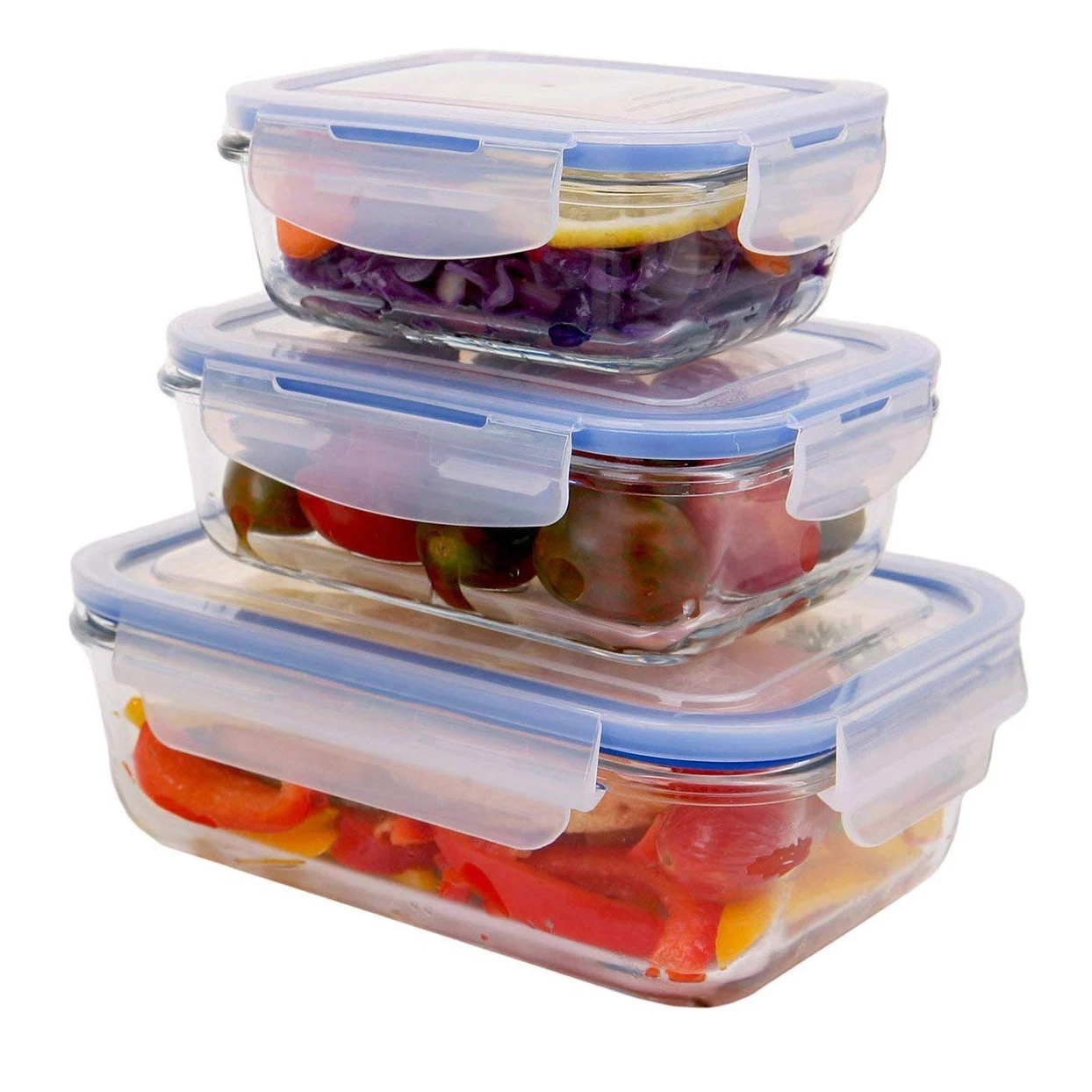 professional glass container take away food containers made in China