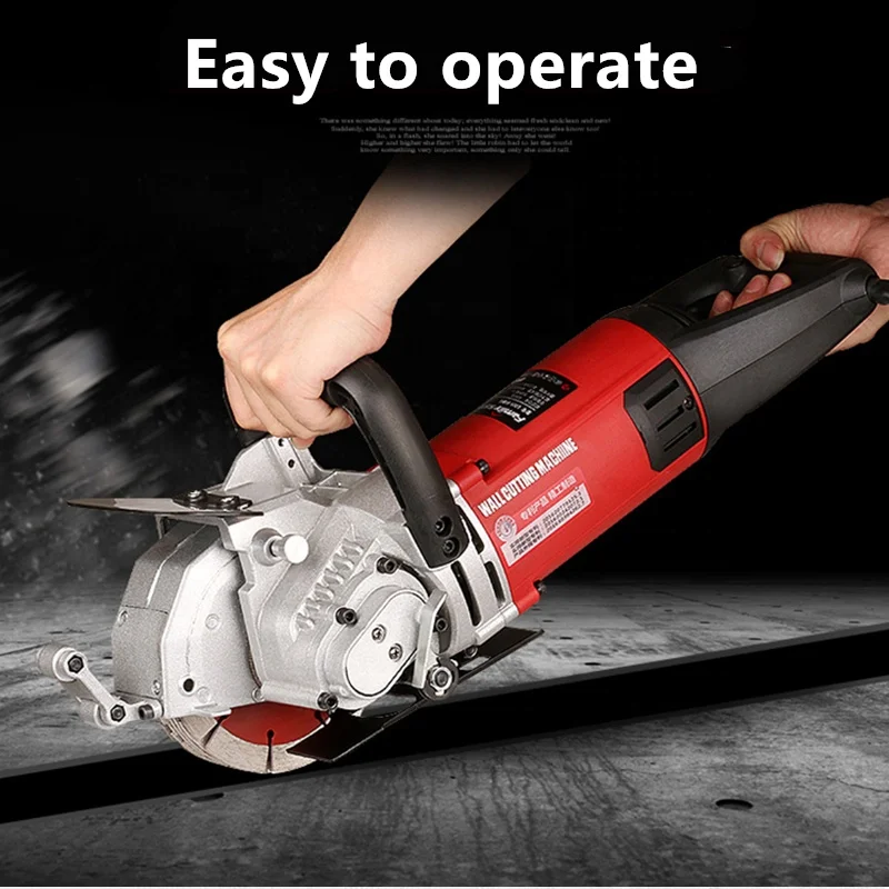 Electric concrete brick wall chisel groove slotting cutting chaser machine power tools