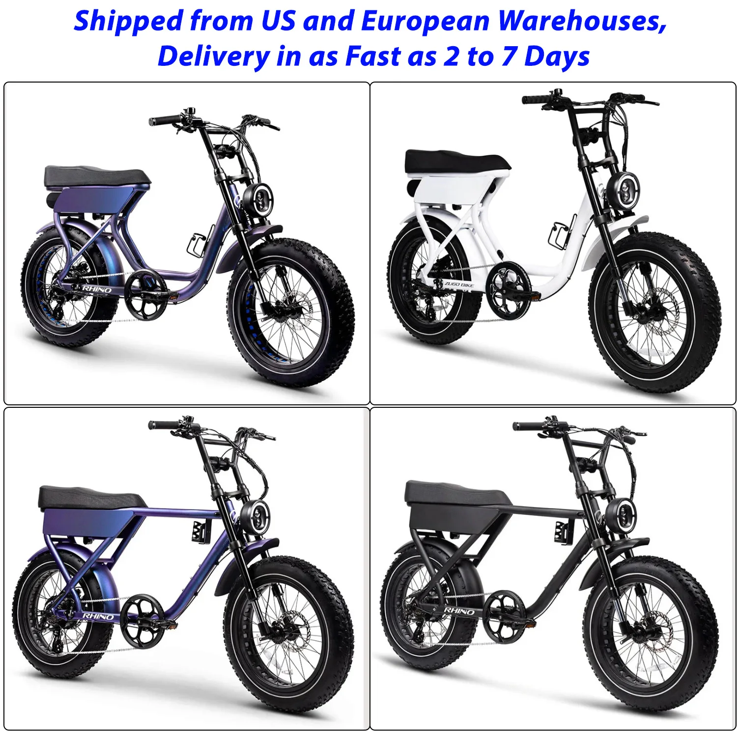 Завод OEM двойная батарея 30Ah Fat E-bike ZUMI Original V8 2 0 Tire in EU склад 750w