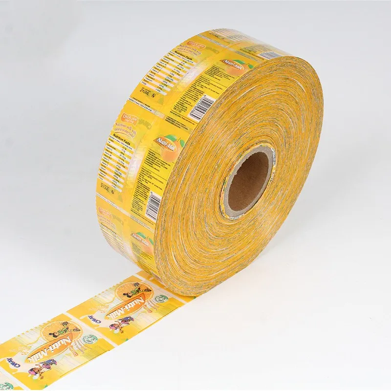 Custom Printed Protein Powder Bottle Label Stickers Glass Bottle Label Pet Film Heat Shrinkable PVC Beverage Can Shrink Sleeve