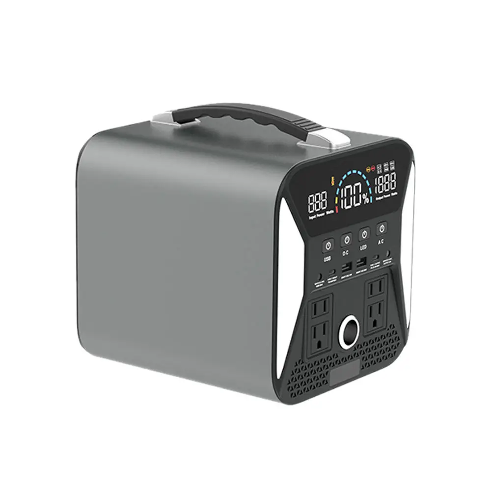 2024 Solar Generator 300W 110V 220V Lithium Battery Fast Charging Portable Power Bank Power Station