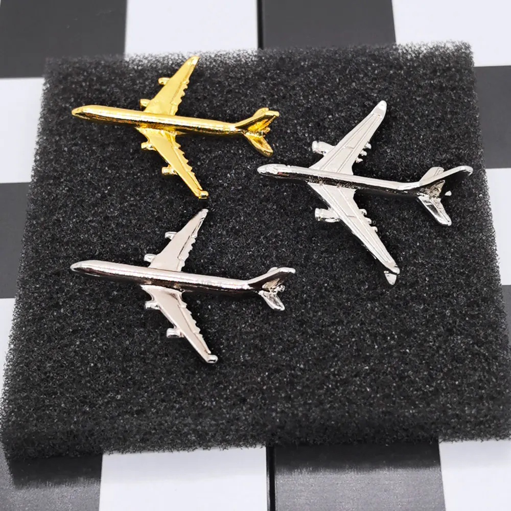 Personalized Custom Helicopter Airplane Lapel Pins Badges 3d Metal Aircraft Lapel Pin