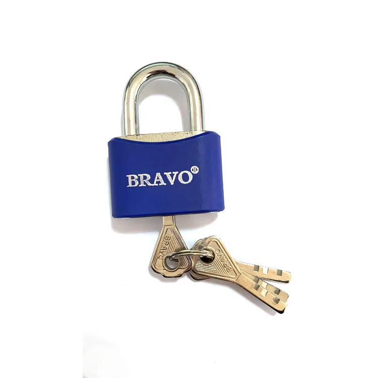 
High Security Plastic Coated Padlock Waterproof Customized Padlock with Standard Master Key 
