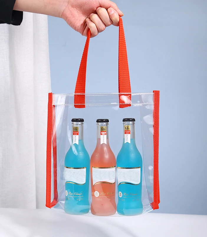 Большая пластиковая прозрачная виниловая Сумка-тоут из ПВХ женская черная сумка для покупок Женская водонепроницаемая сумка-тоут