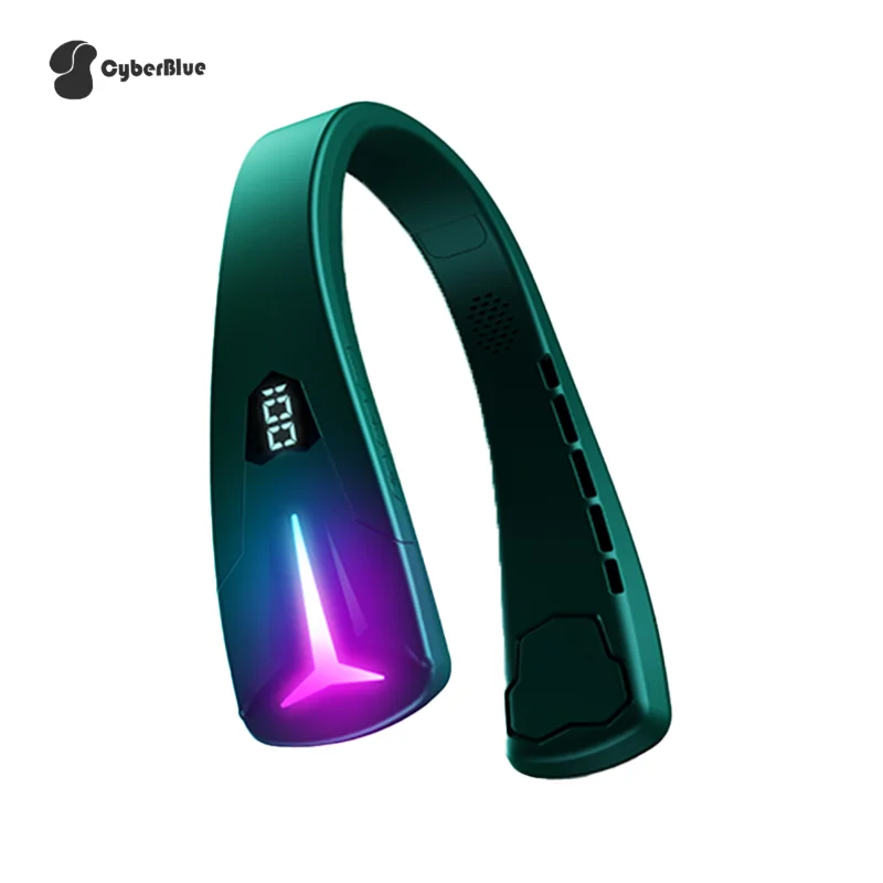 S16 Portable Sound Box Portable Neck Fan Retractable Rechargeable Ceiling Fan With Speaker