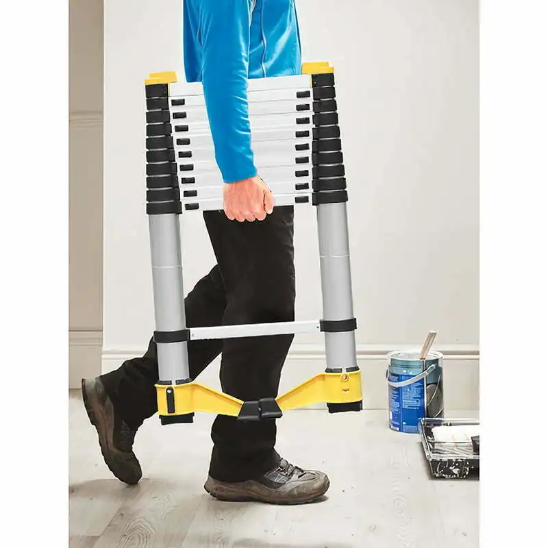 EN131-6 New Design Soft Close Aluminum  telescopic ladder