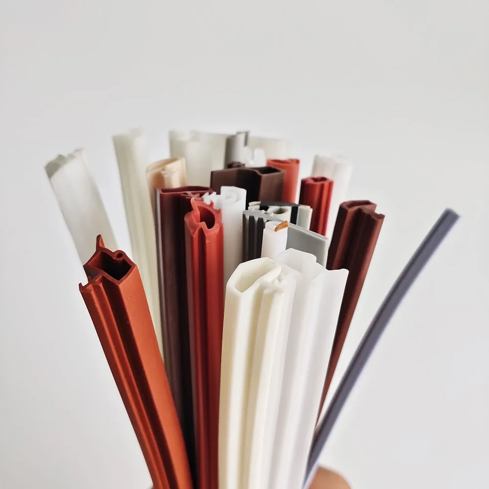 Custom Household interior Wooden doors windows silicone PVC TPE TPV Flexible rubber plastic seal strips