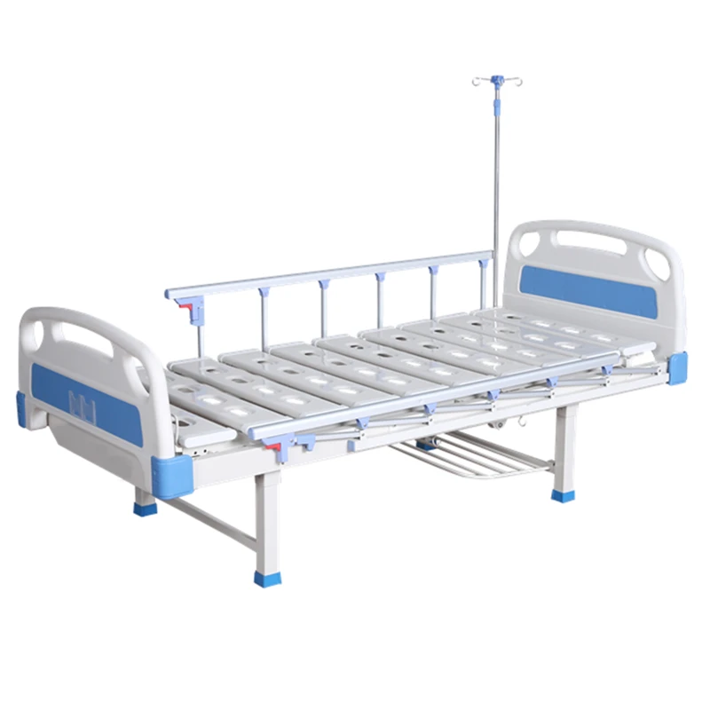 
cheap high qulality hospital beds simple hospital equipment Ordinary flat patient bed 
