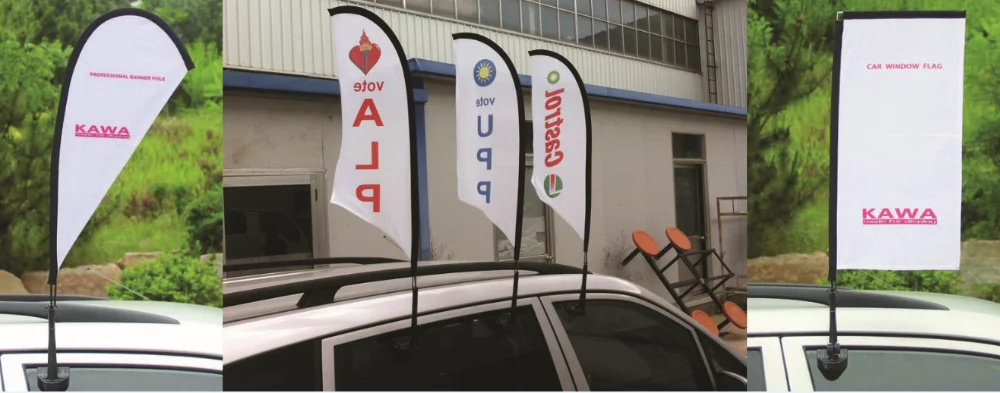 Автомобильный флаг на заказ персонализированные для транспортных средств аксессуары рекламные флаги доставки фургона внедорожника грузовых автомобилей