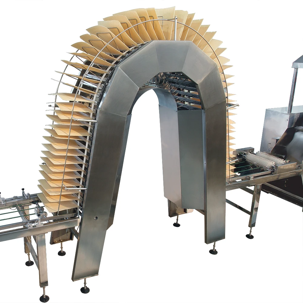 300kg/h fullautomatic stainless steel wafer producing plant for Cheese Wafer biscuit cracker making line factory production line