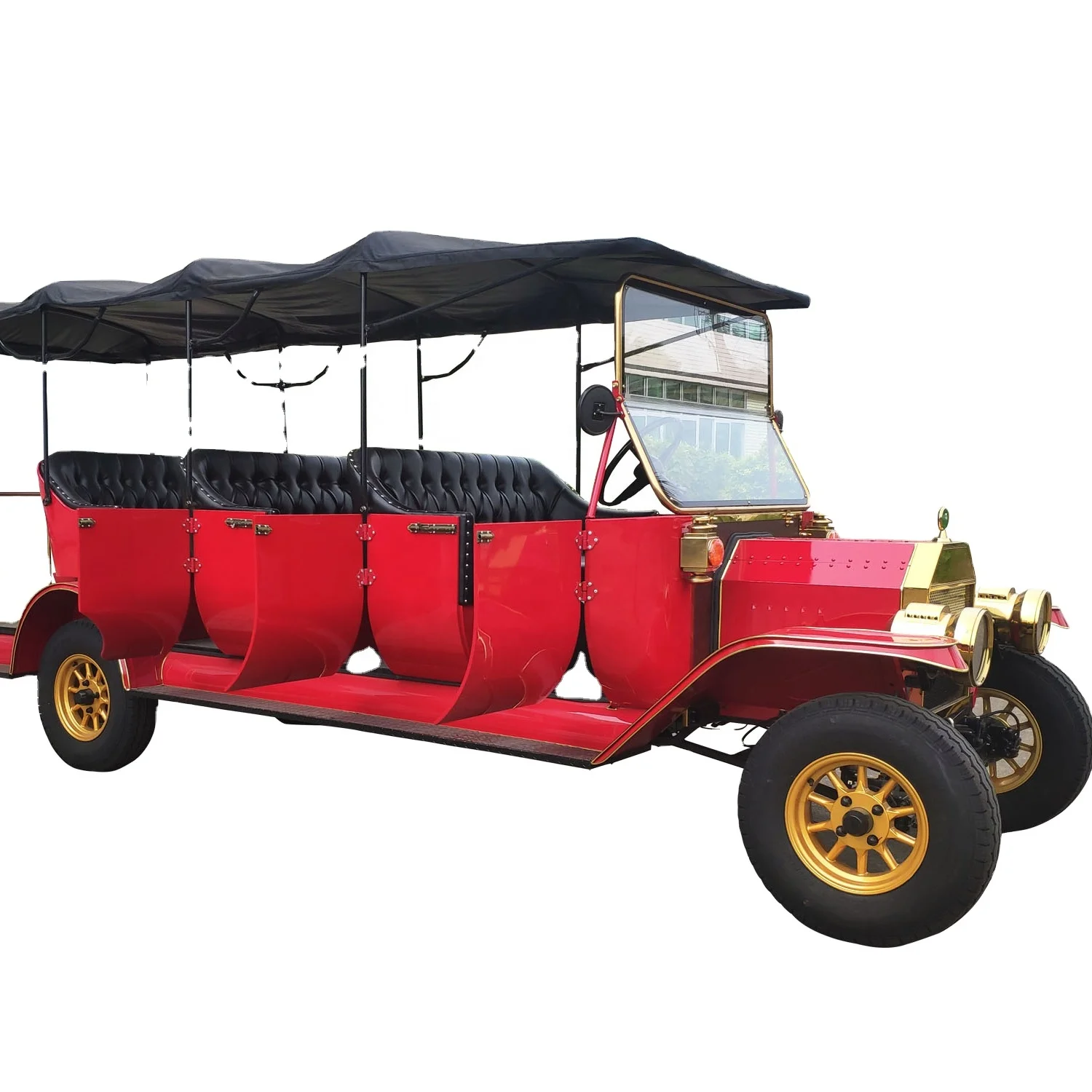 Восемь сидений CS Электрический белый цвет достопримечательность винтажный автомобиль