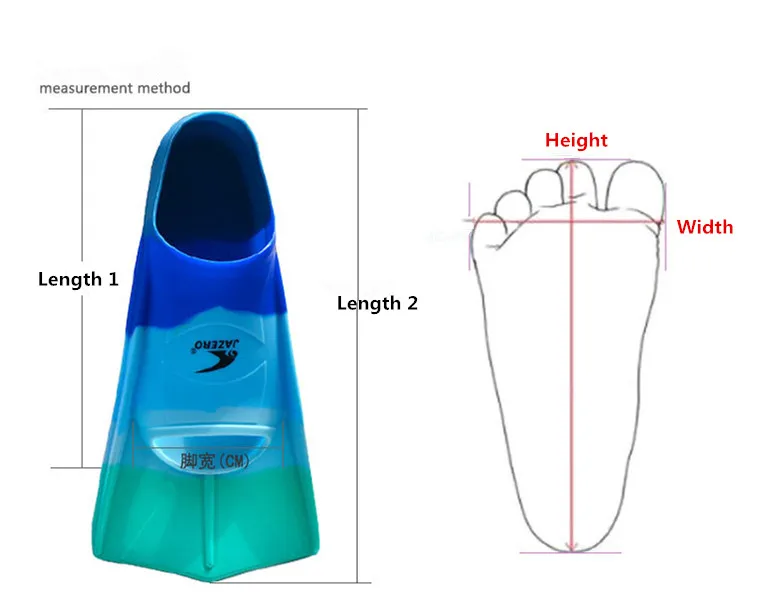 Short Floating Fins for Swimming and Snorkeling Swim Flippers for Training