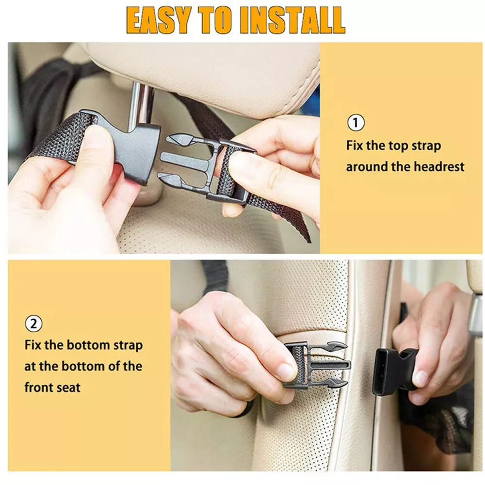 car middle net pocket book handbag holder advanced seat storage organizer for passenger