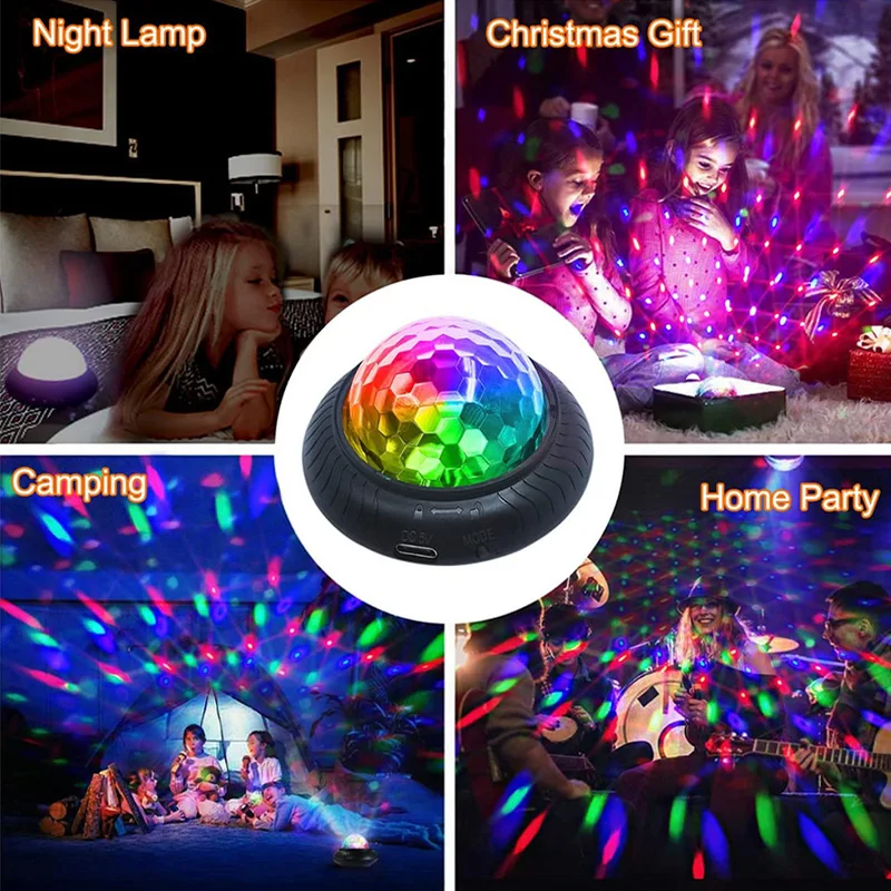 High quality Bedroom LED Light decorative crystal ball night lights Gifts for children and help sleep