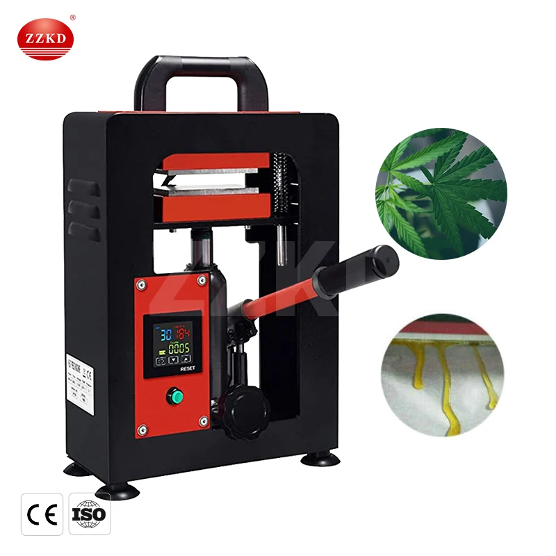 High Oil Extract Yield Rosin Heat Press Hydraulic Style Manual Rosin Dab Press Machine Kit