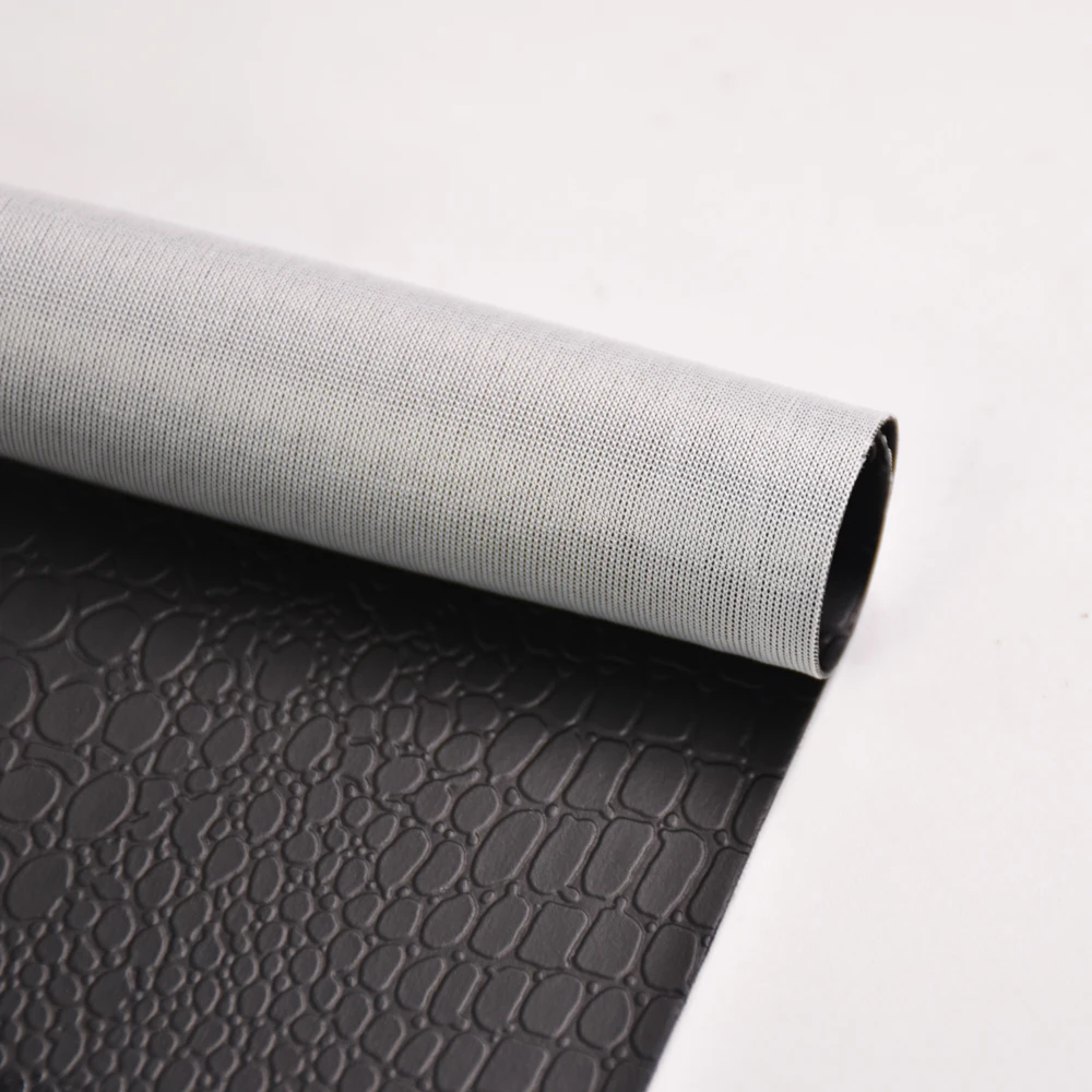 wholesale Cheap saddle raw material Faux leather fabrics semi PU  saddle leather roll for upholstery sofa chair bicycle saddle