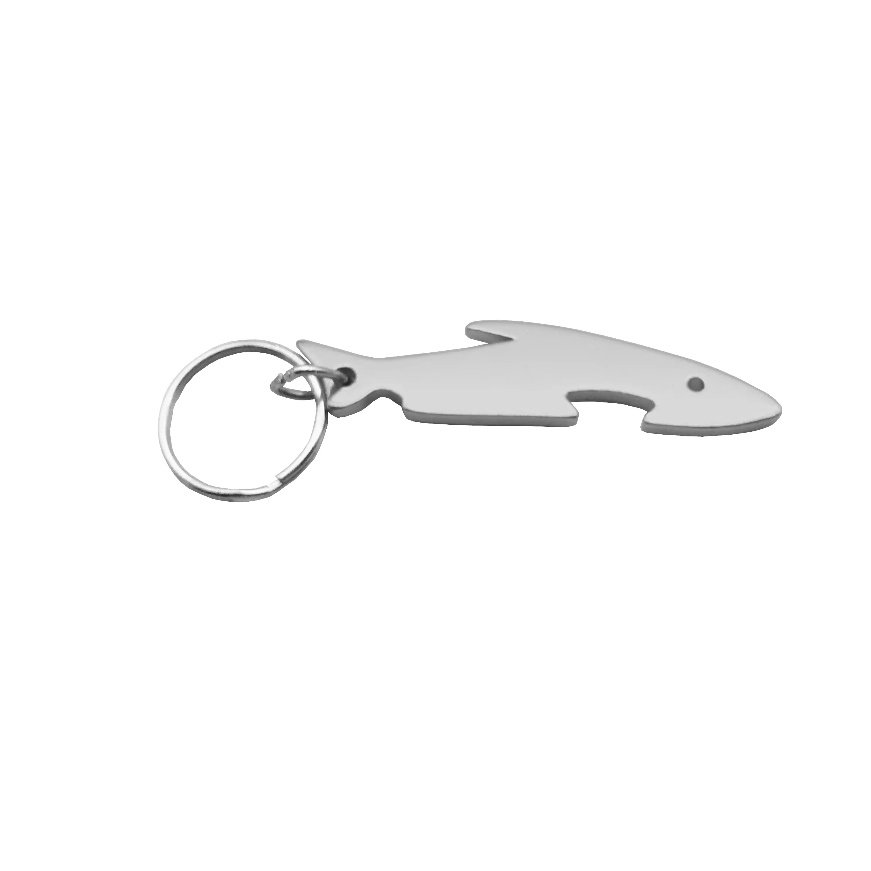 2024 Creative Design Shark Aluminium Opener Keychain for Souvenirs