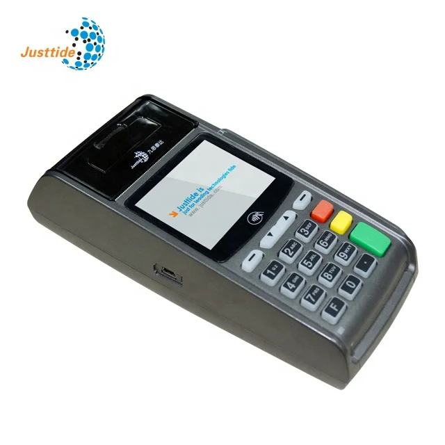 
Justtide Factory Price Mobile Linux System POS Terminal with Printer M3000 