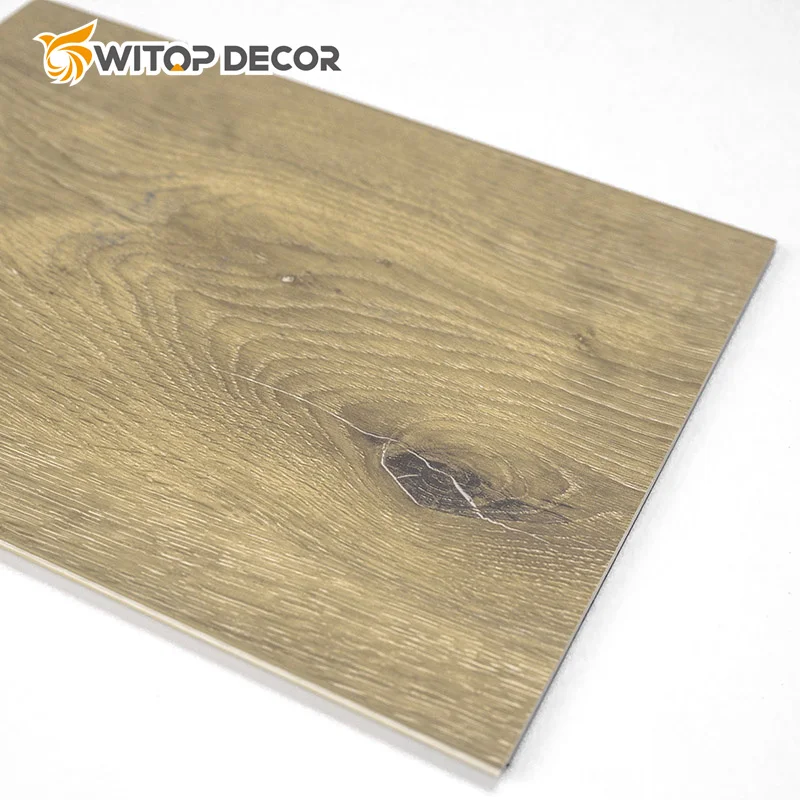 Good Indoor Decoration Material Spc No Glue Click Vinyl Floor