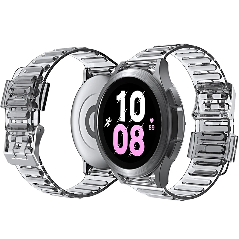 New TPU Watch Strap For Samsung Galaxy Watch 5 Stainless Steel Buckle Strap For Samsung Watch 5 Pro