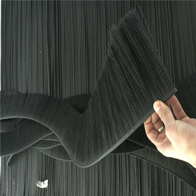 CMX soft base seal brush strip soft black nylon silk brush