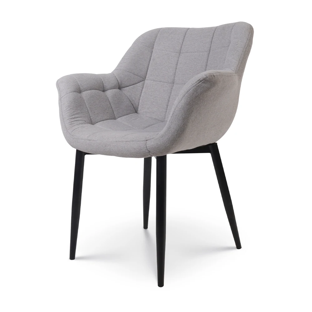 Soft upholstered kitchen chair fabric dining chairs modern luxury manufacturer