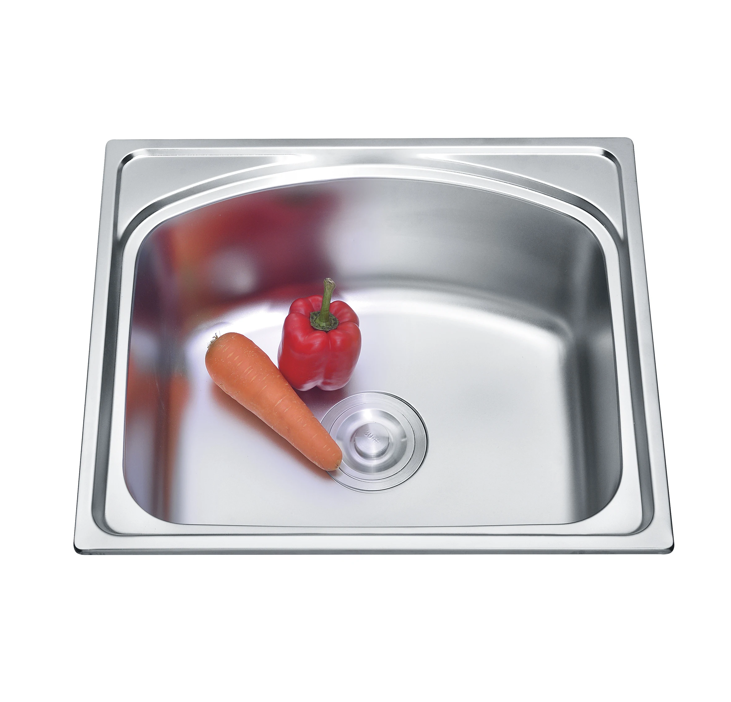 Rectangular shape kitchen wash basin single bowl stainless steel hand wash sink 201 ss with cheap price LS5043-2
