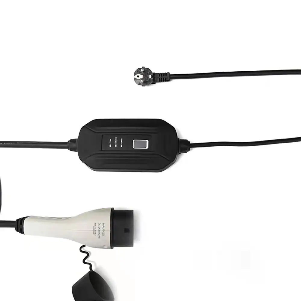 Fisher 16A 3.5kw Portable Ev Charging Box Mode 2 Ev Charging station IEC 62196 Plug  Charger Station