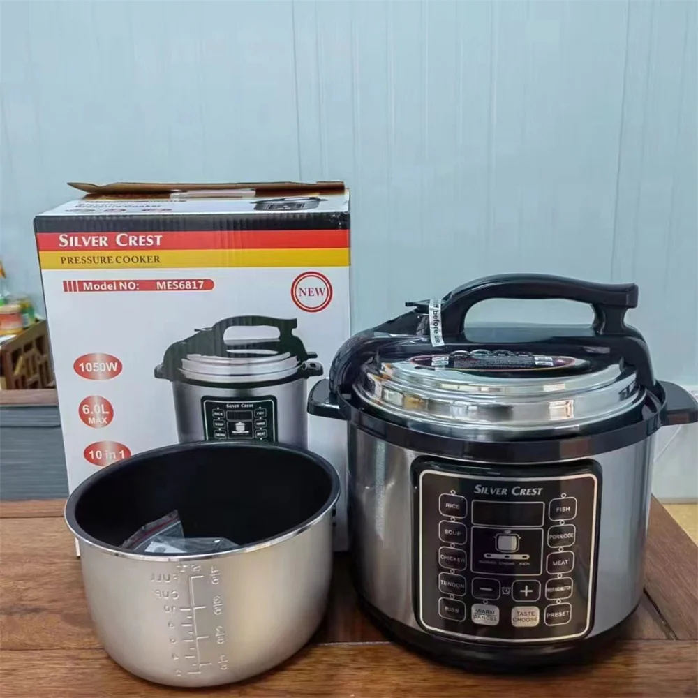 Factory Direct Sales  CE CB stainless steel smart multifunction 6l 8l 10l 12l electric pressure cooker