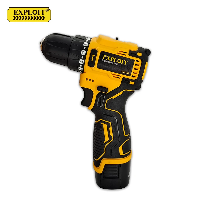 Lithium battery custom portable hand drills power tools multi-function 18V plastic coated mini brushless electric drill set