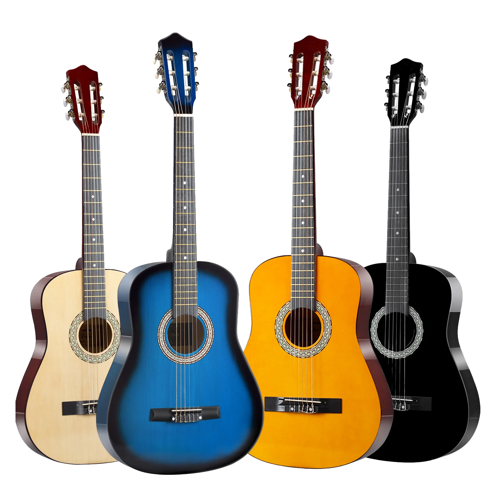 Raysen Classic Guitar 38 inch for Beginner With 6 Strings