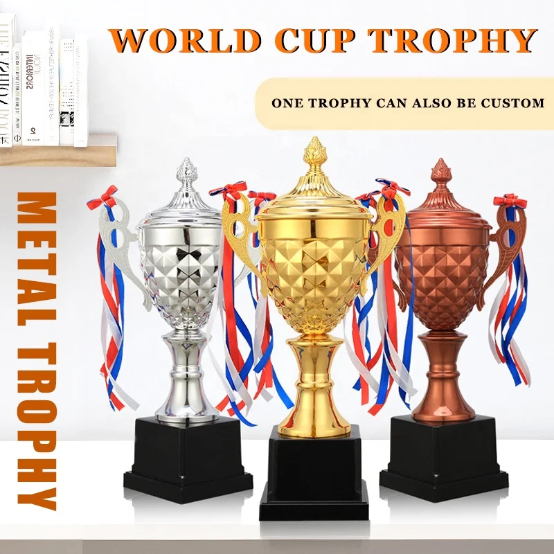 Oneway Manufacturer Custom Trophy Cup Custom Metal Gold Award Trophies