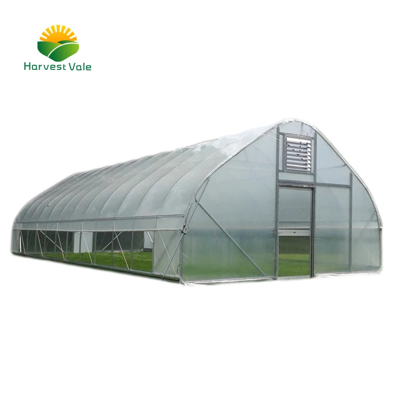 
Single-Layer PO Greenhouse Film Gothic Tunnel Greenhouse 