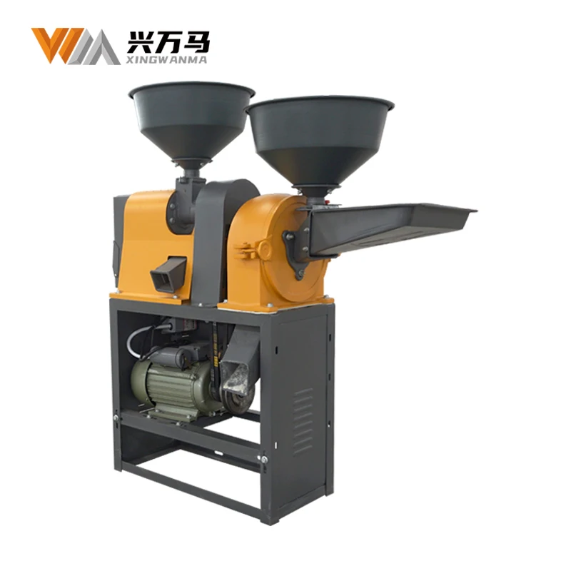 2 in 1 home use small mini auto combined rice mill commercial rice milling machine price of rice mill