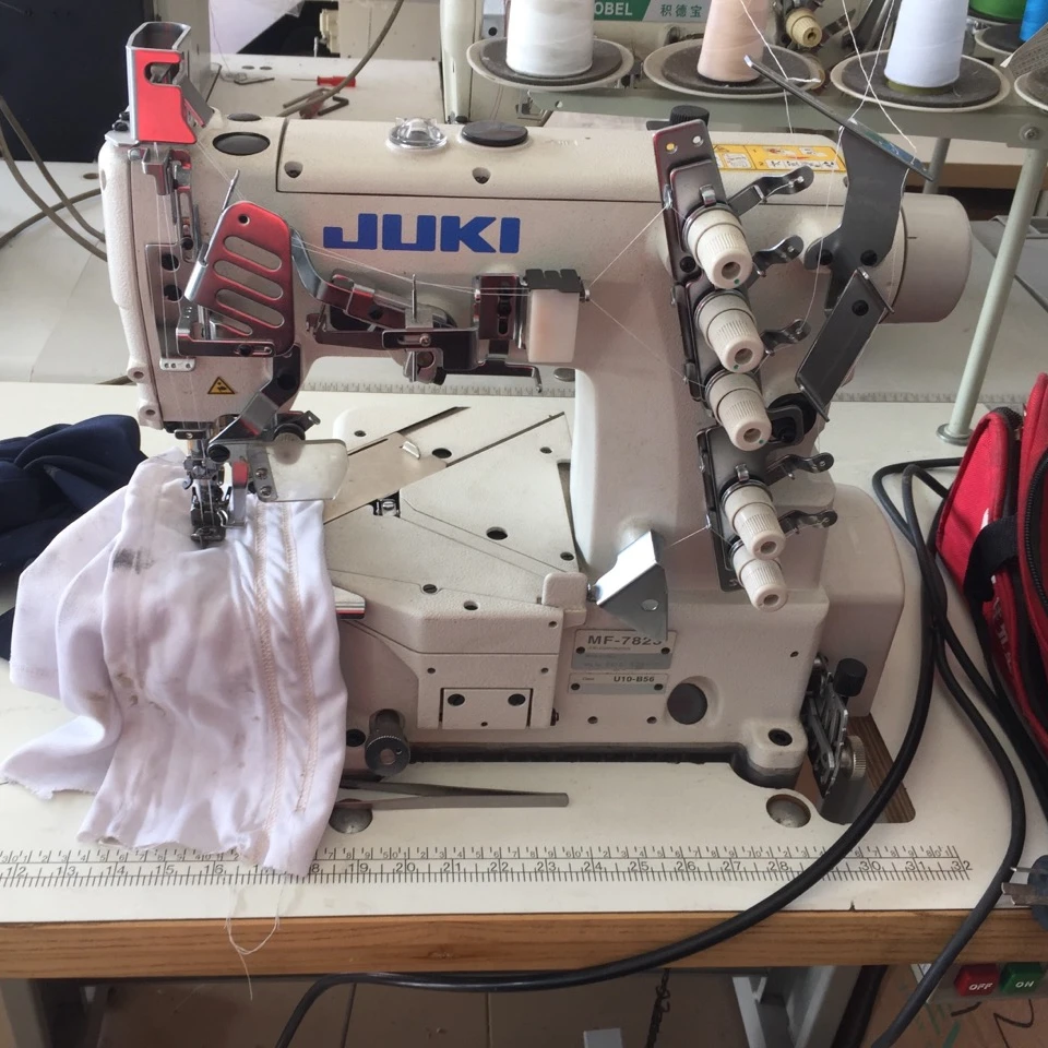 Wholesale price JUKI 7823 cylinder sewing machine flatlock  for cloth downswing
