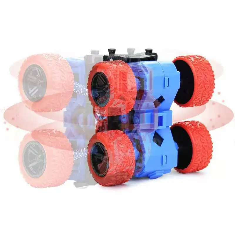 Four Wheel 360 Degree Flipping Inertia Friction Power Rotation Inertial Driving Stunt Car Boy Diecast Off-road Vehicles Toy