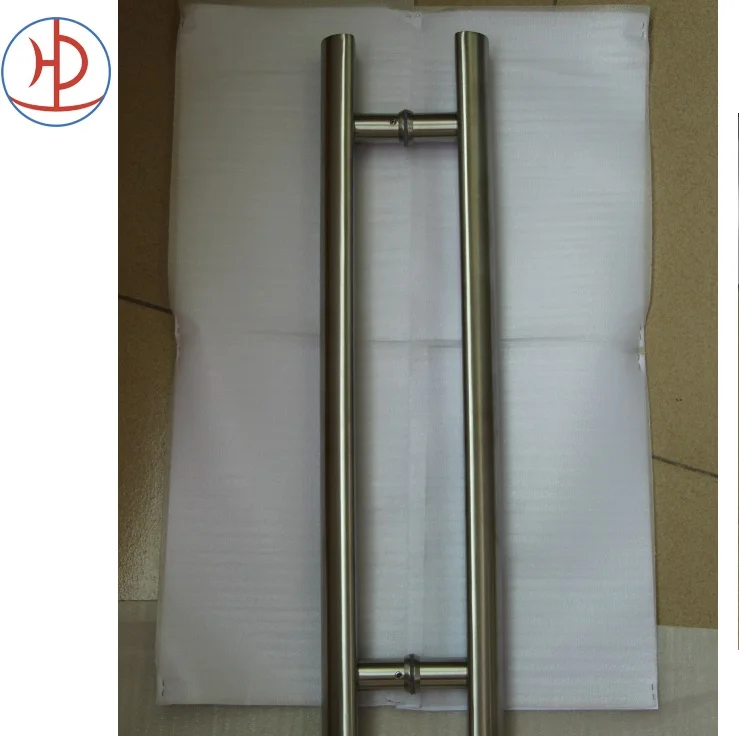 China Door Brushed Nickel Ladder H Style Glass Door  Pull Handle