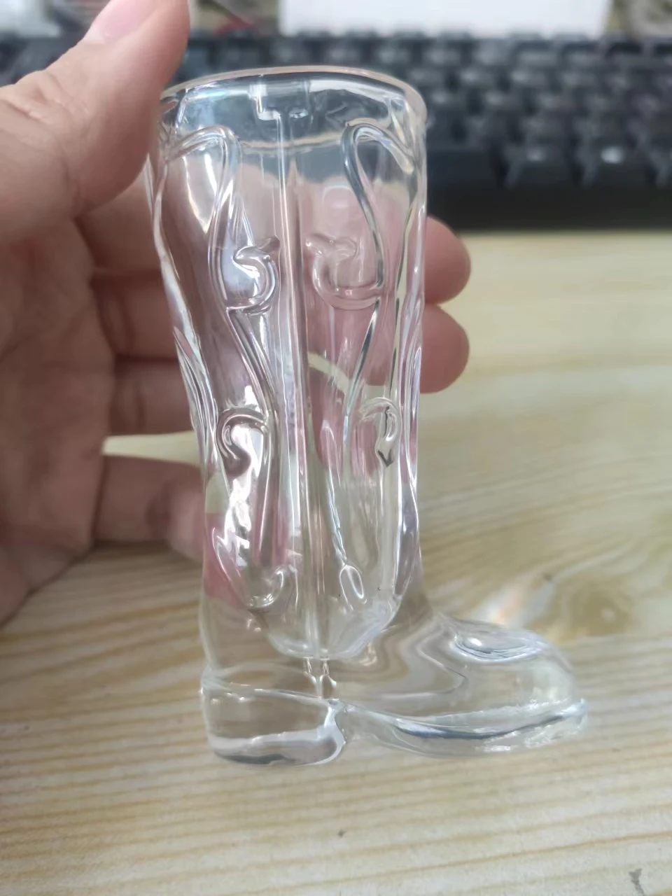 Hot sale unique shape1.5oz whisky vodka alcohol glass cup boot shaped Shot Glass set