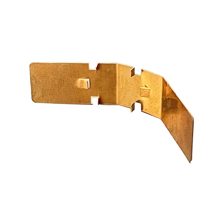 Electroplating Brass Becu Sheet Metal Steel Spring Electrical Contact Clips