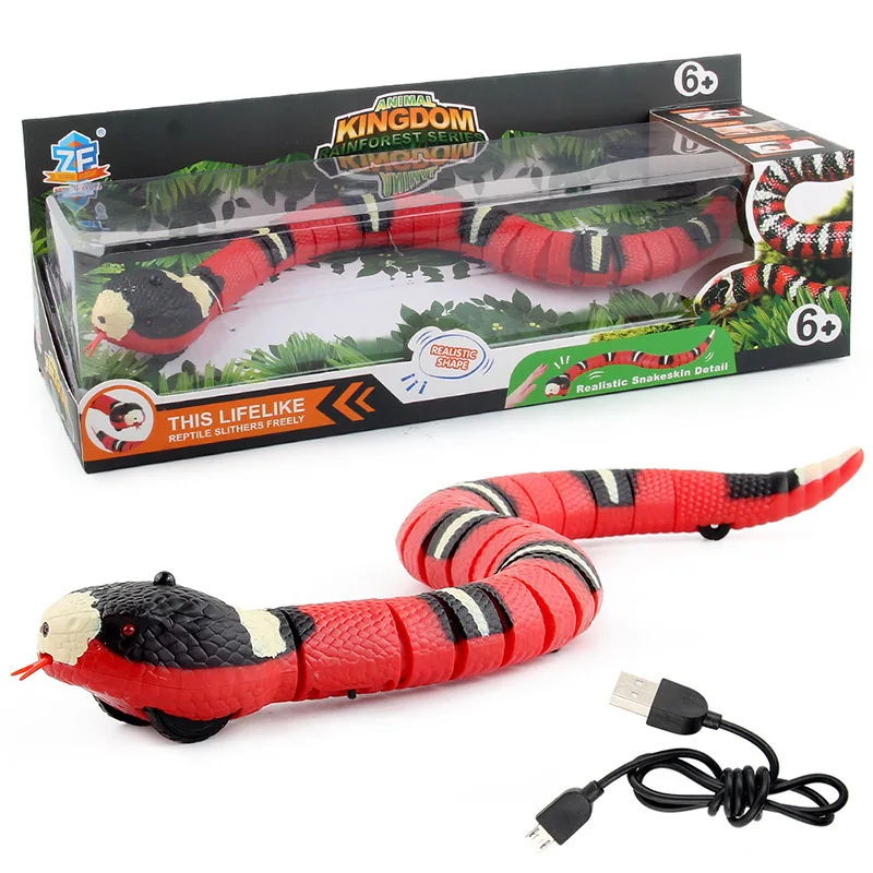Hot Wholesale  Pet Toys runpin w191 magic snake smart toy for cats snake cat toy