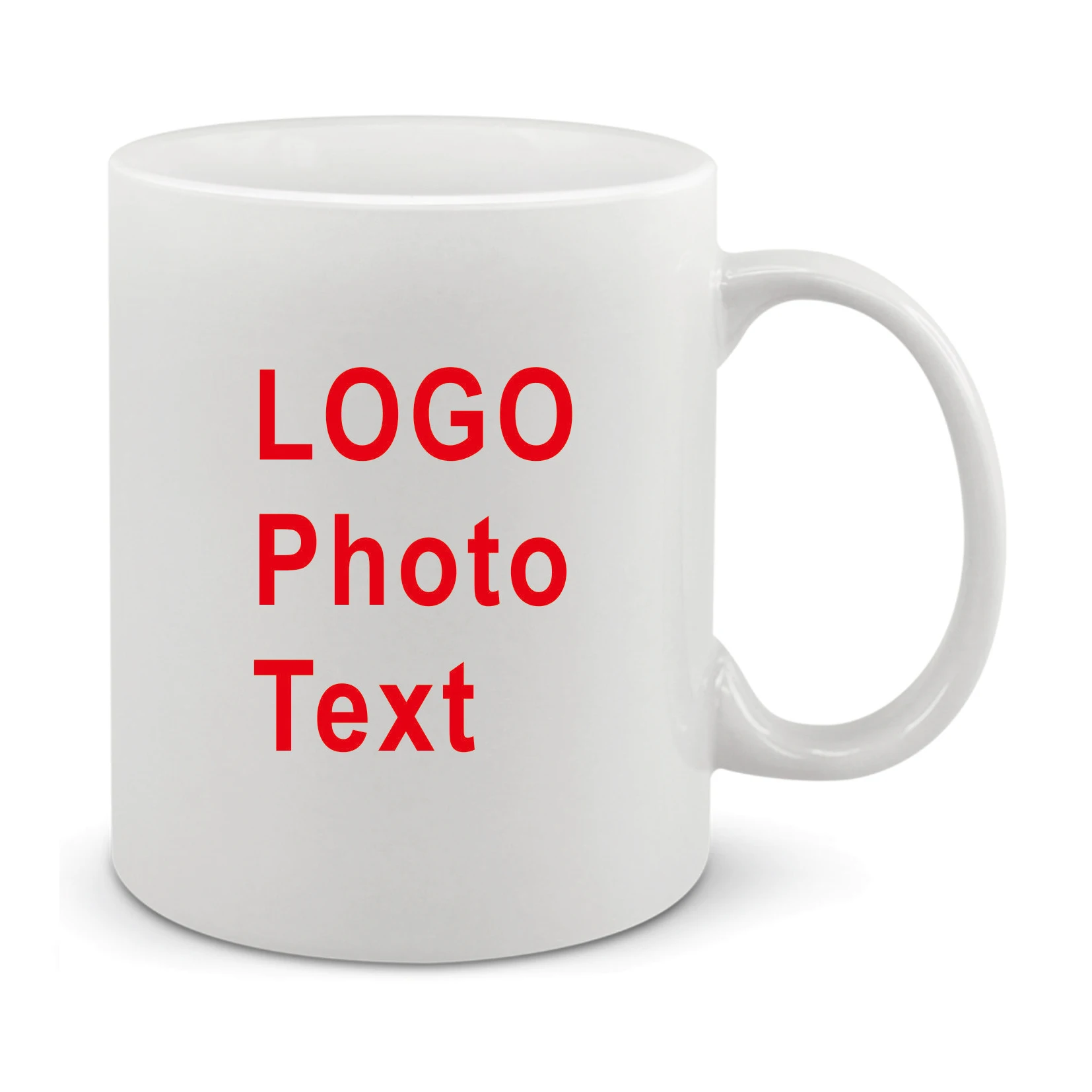 DIY Customized 350ML 12oz Ceramic Mug Print Picture Photo LOGO Text Personalized Coffee Milk Cup Creative Present Cute Gift