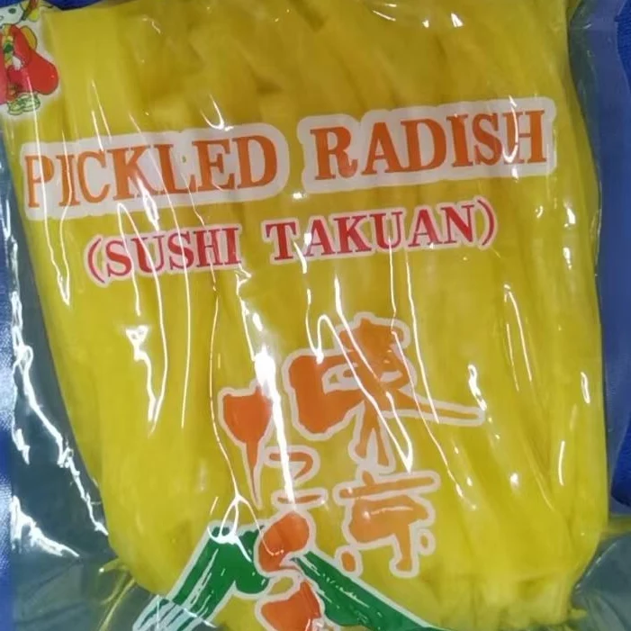 Hot Selling Wholesale High Quality Natural Korean Assorts Food Pickled Radish Strips For Supermarket And Restaurant