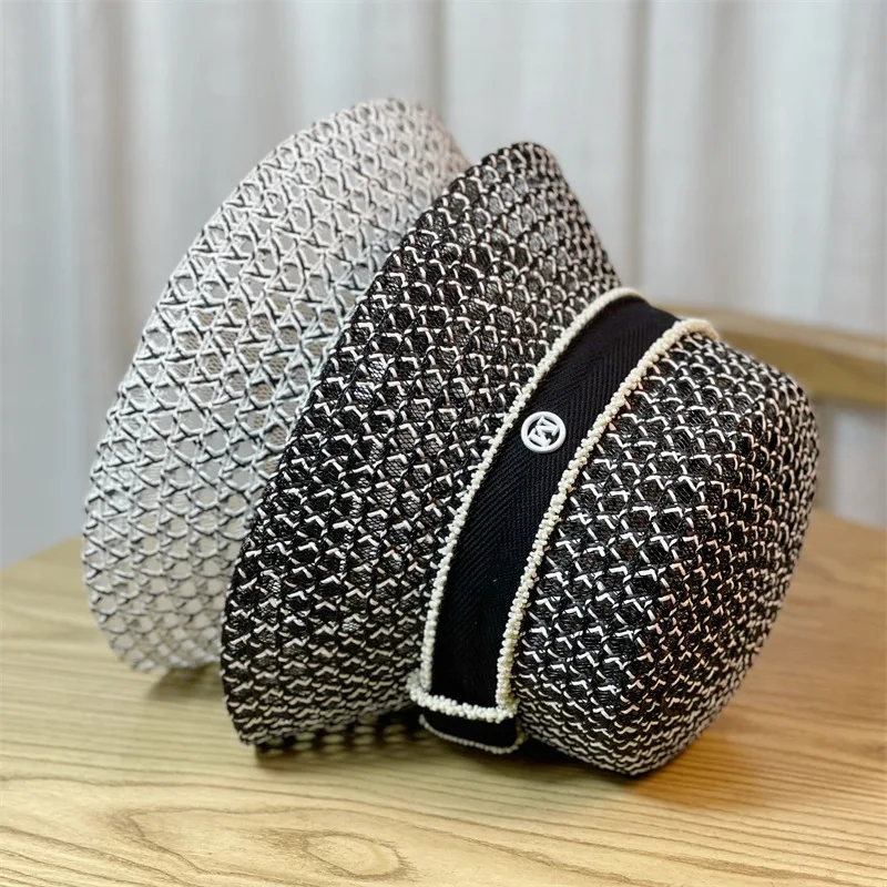 Summer Hat Women Wide Brim Female Dome Beach Holiday Cap Straw Hat Women Number Beach Hat