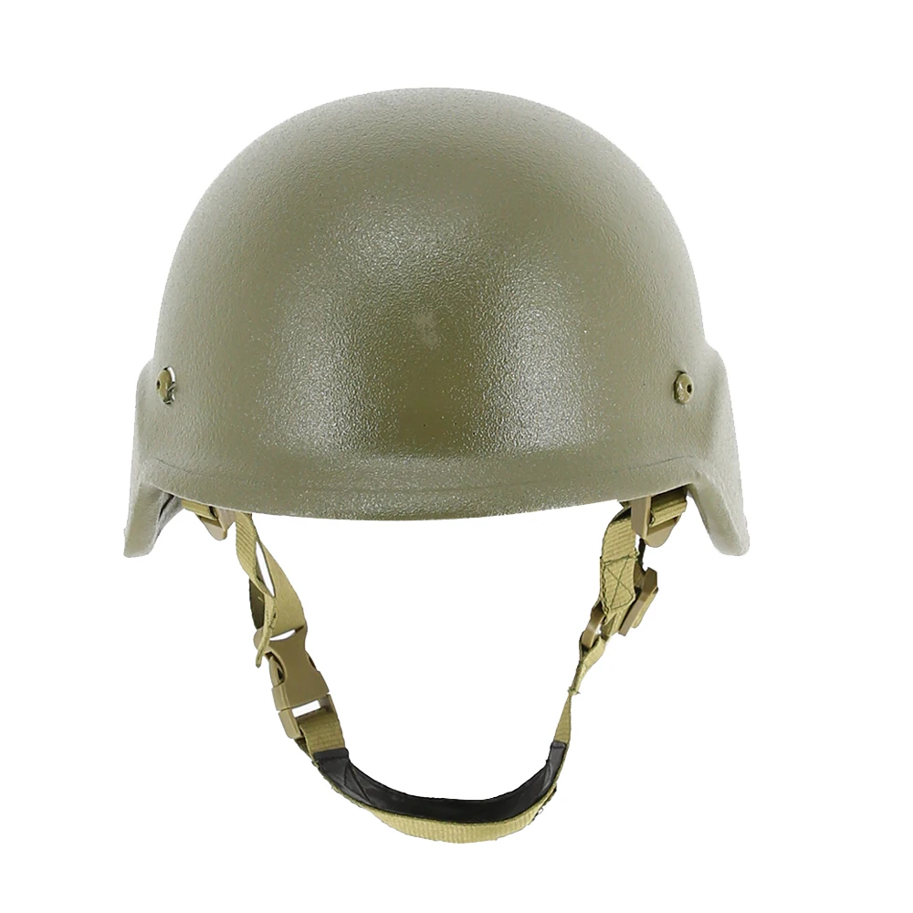 Двойной безопасный поставщик на заказ Зеленый плотный высокопрочный ПЭ персональный защитный противоударный Тактический шлем безопасности