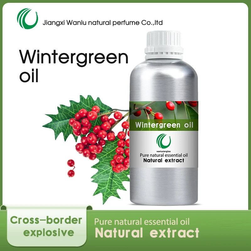 100% Pure Wintergreen Oil Aromatherapy  Steam Distilled Essential Oil For Muscle Relief & Aromatherapy Diffusion Body Care
