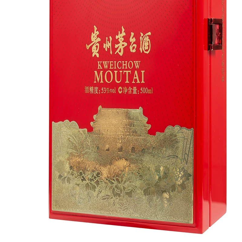  High Grade Hot Sale Red Color Wooden Wine Luxury