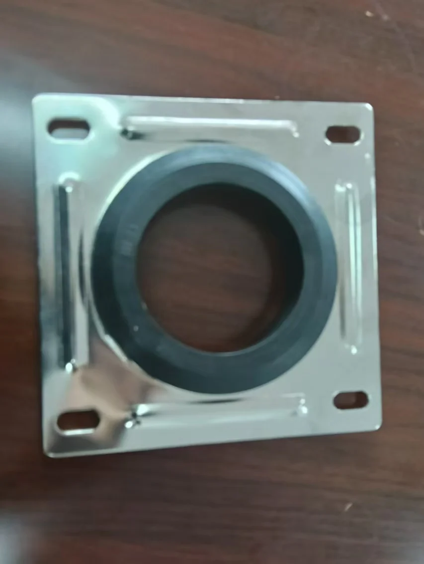 Square Steel Galvanized Truck Trailer Body Parts Floor Tie down Anchor Lashing D Ring with Recessed Pan Fitting