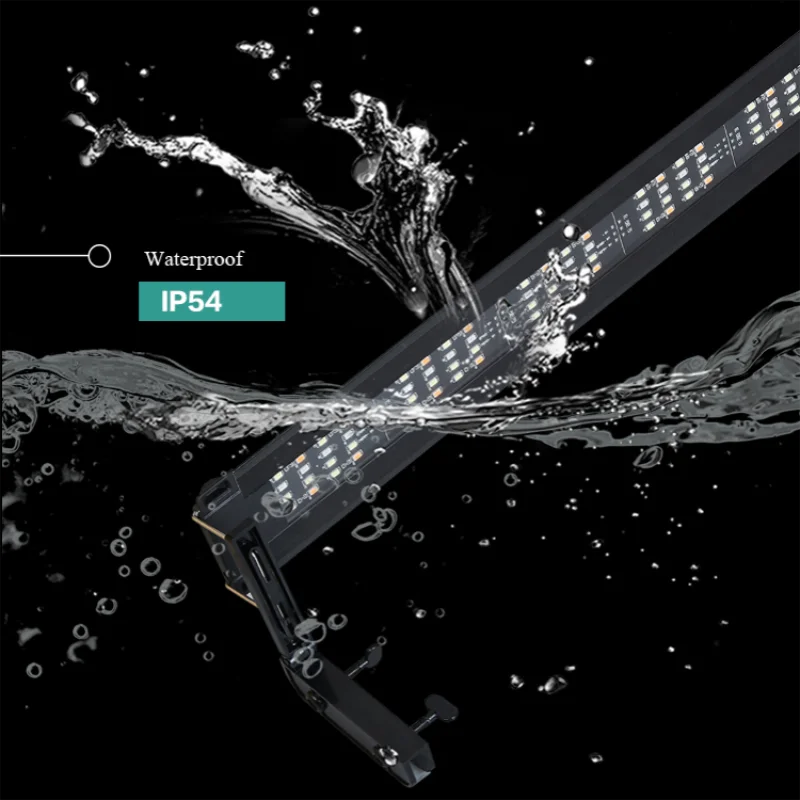 Zaohetian WRGB aluminum lamp  Bracket telescopic fish tank light  Aquarium LED lights