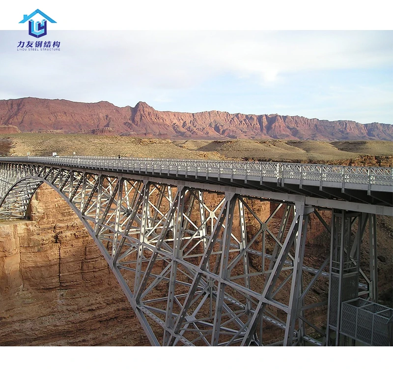2025 High Quality  Prefabricated Heavy Steel Structure Pedestrian Bridge /Overpass Warehouse Workshop Building  for Sale